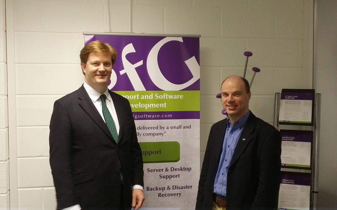 Our local MP Danny Alexander visited the sfG office